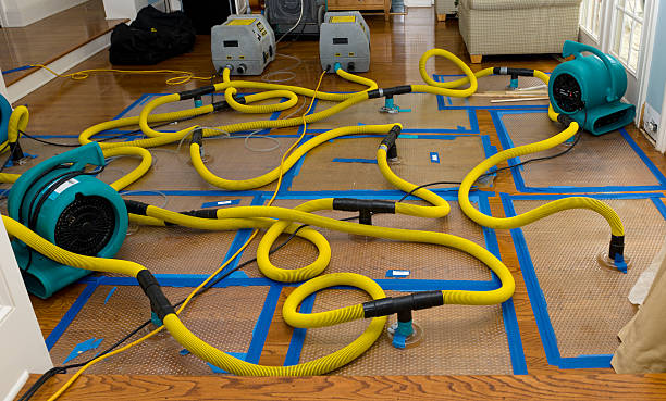 Professional Flood Damage Restoration technician working in Wrightsboro, TX
